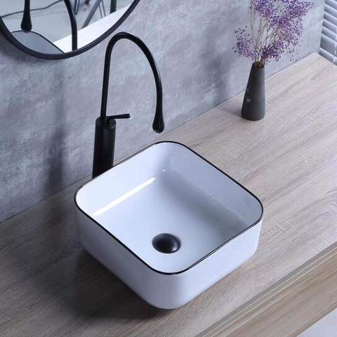 Chậu Lavabo Viền Đen 103