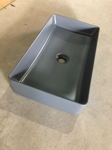 Chậu Sứ Lavabo Màu Ghi  KB 8147 Grey