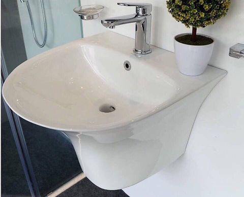 Lavabo liền chân LC 02