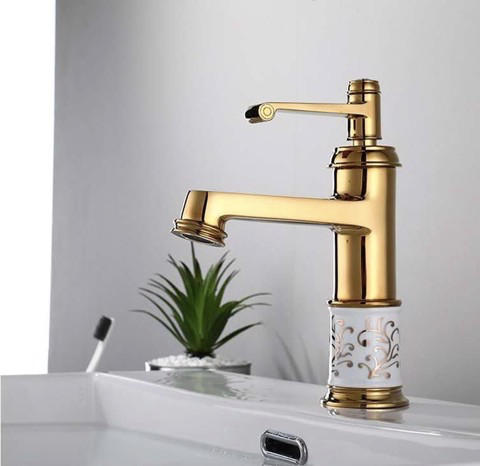 Vòi lavabo bọc sứ Hàn Quốc 054B