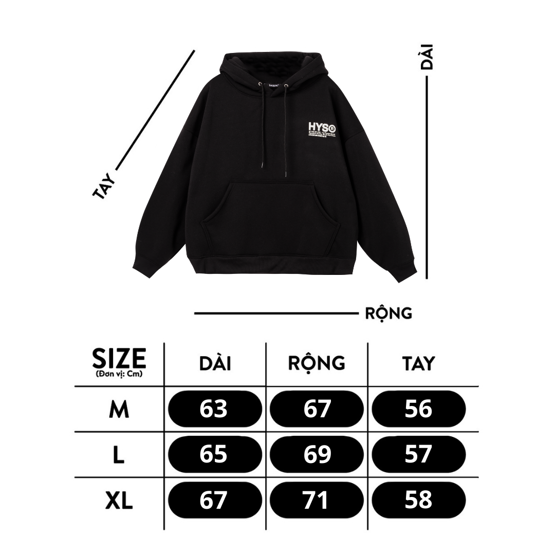  HYS LABEL HOODIE 