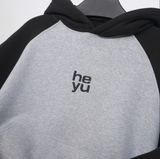  HYS BASIC LOGO RAGLAN HOODIE 