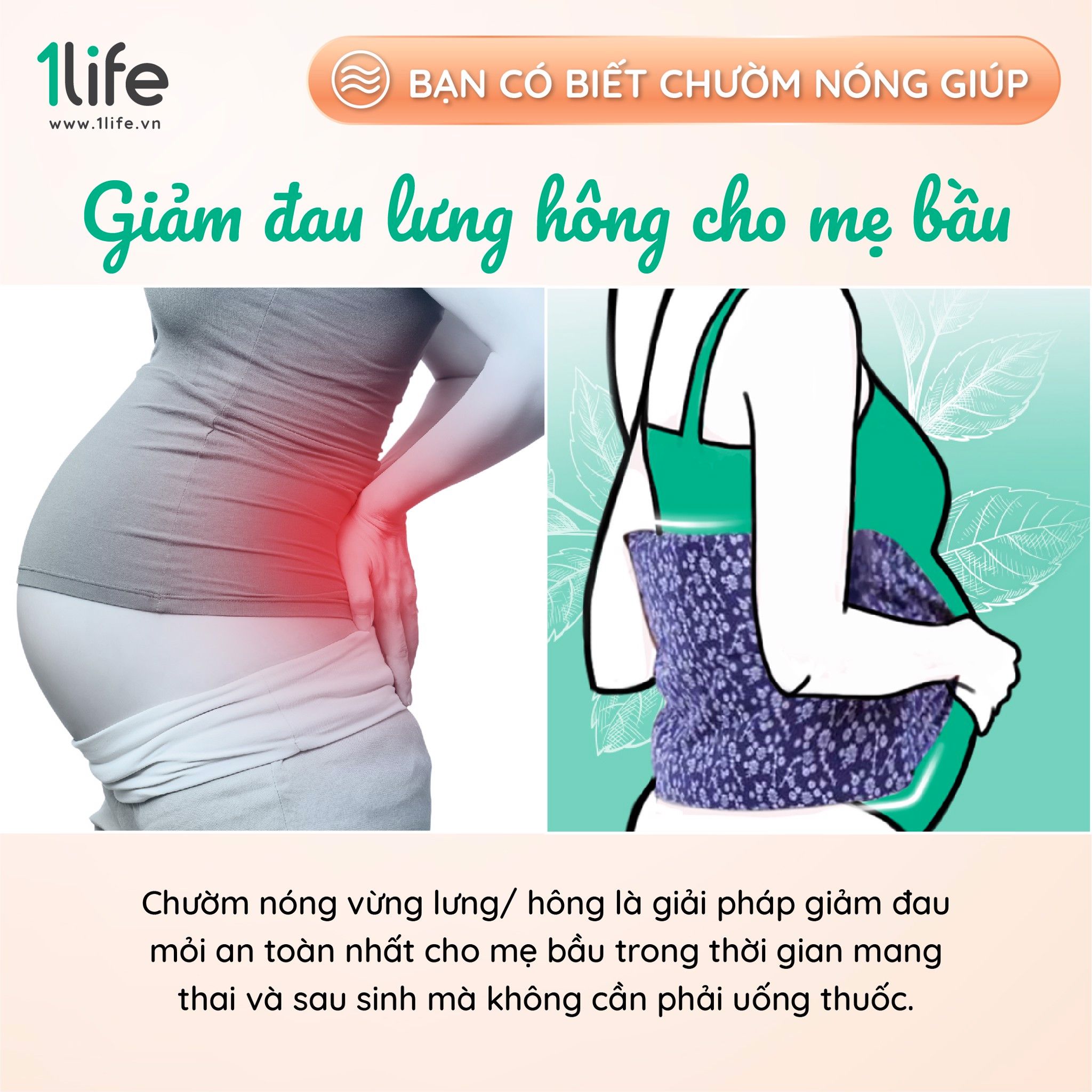 Gối thảo mộc chườm Lưng Bụng