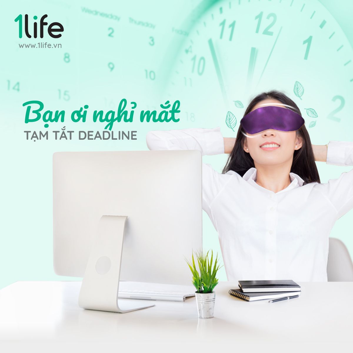Gối thảo mộc chườm Mắt