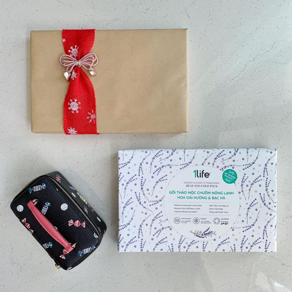Gối chườm thảo mộc Lavender (Hoa oải hương)
