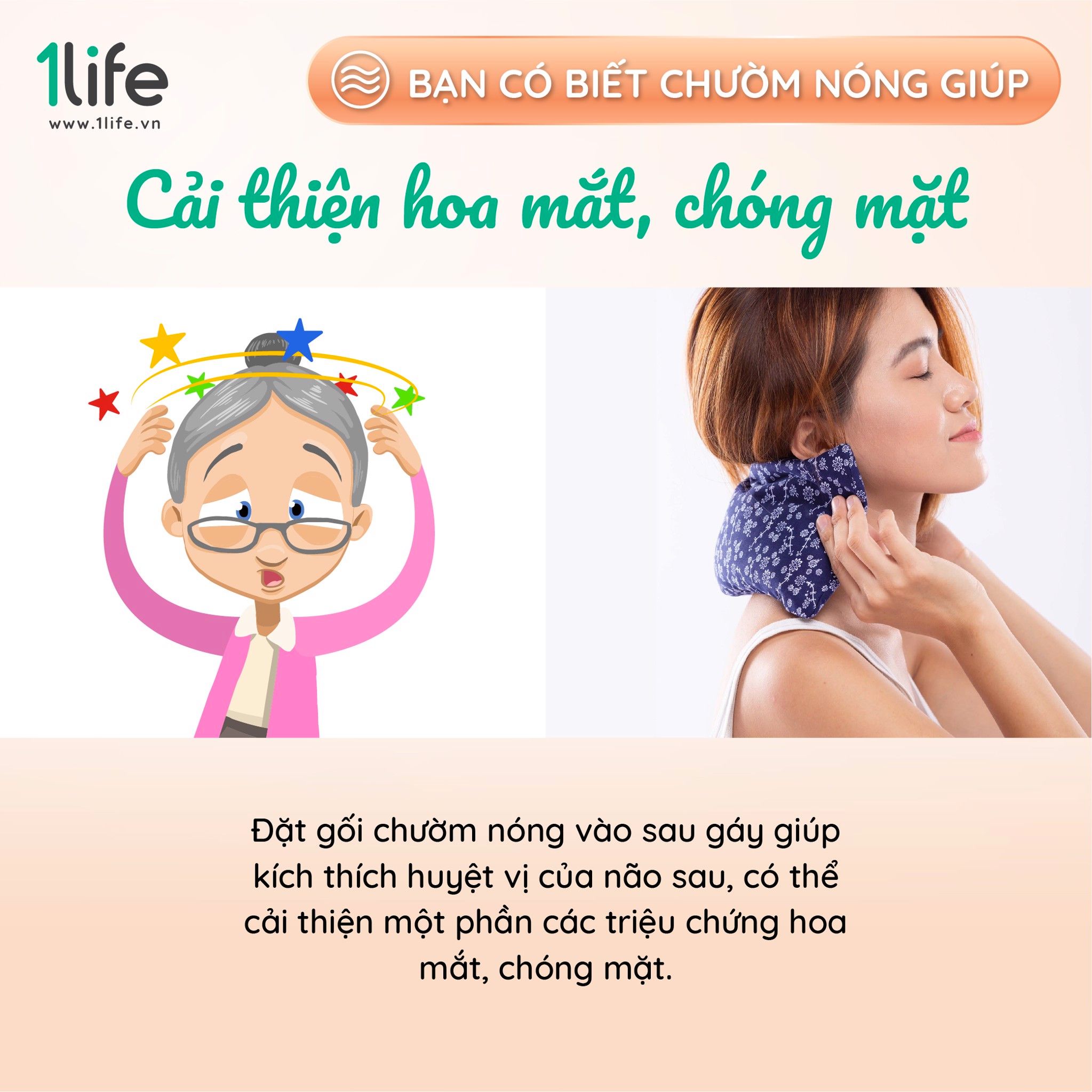 Gối thảo mộc chườm nóng lạnh