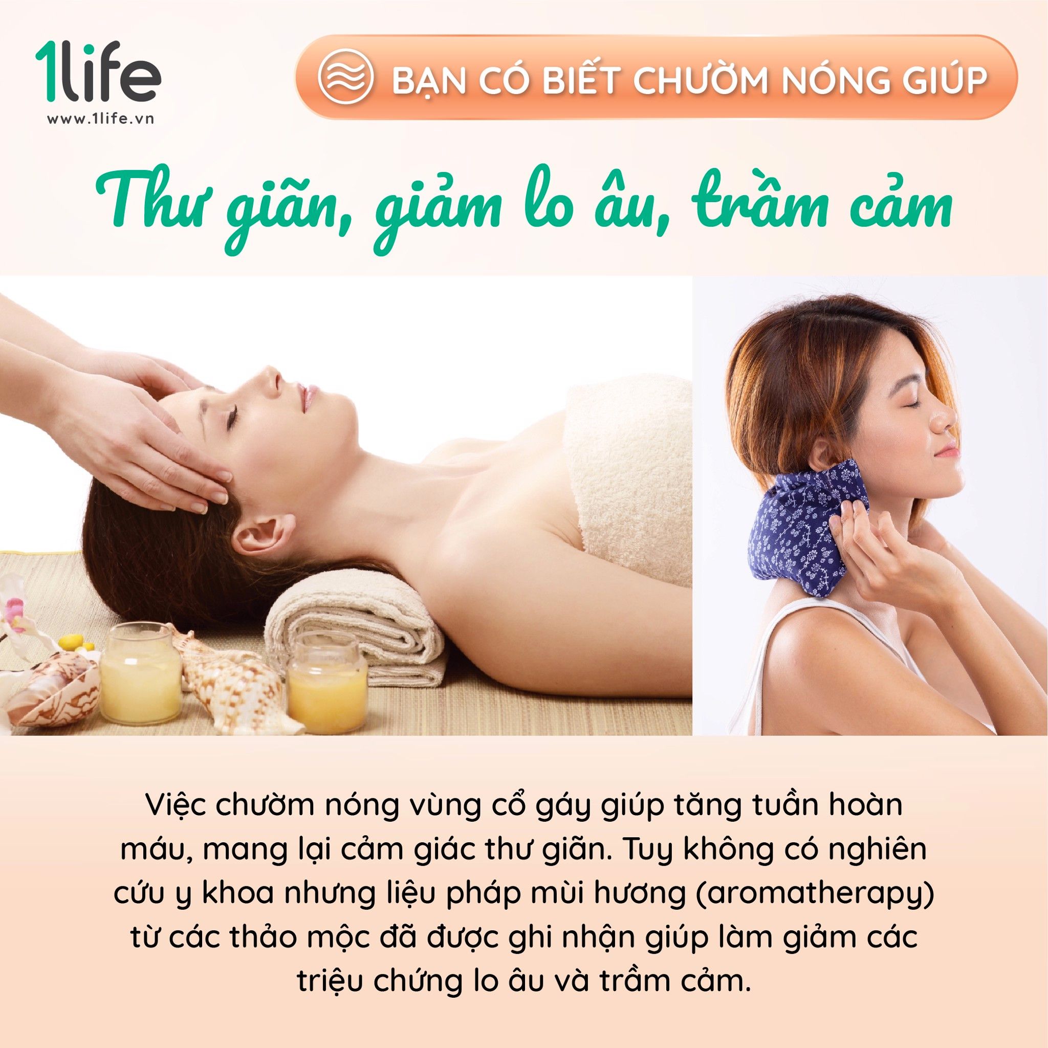 Gối thảo mộc chườm nóng lạnh