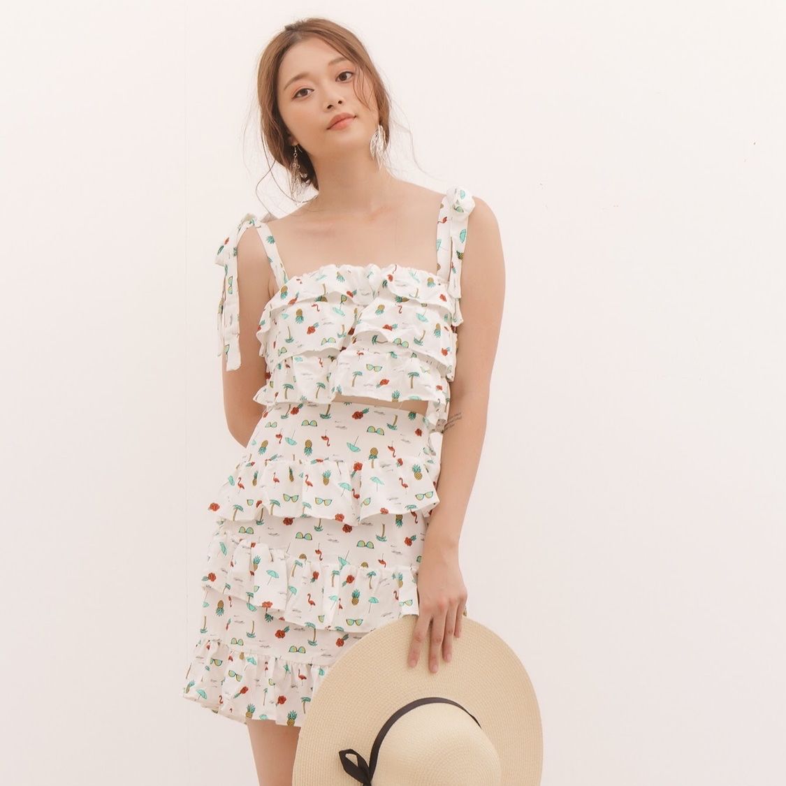Set đi biển váy ngắn