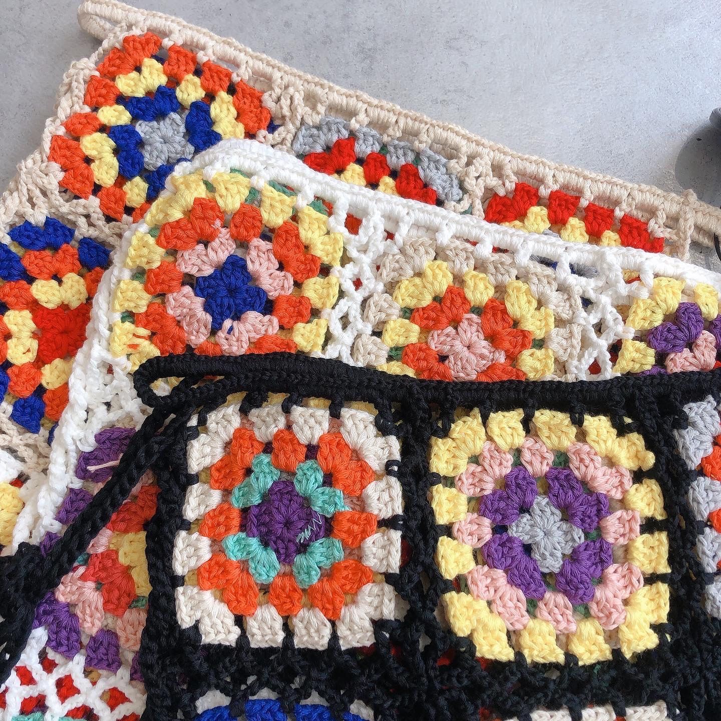  CROCHETFLO- chân váy đan ren 
