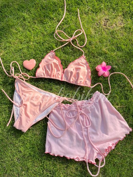  7BN05-Set 3 món bikini + quần short 