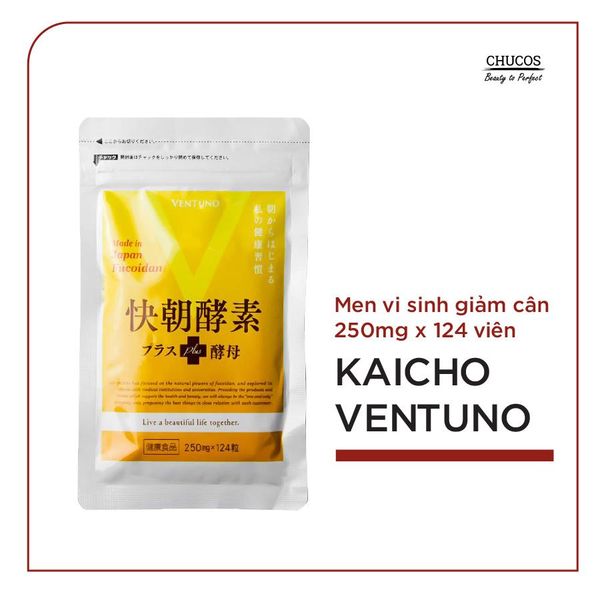 MEN VI SINH KAICHO - VENTUNO 250mgx124 viên