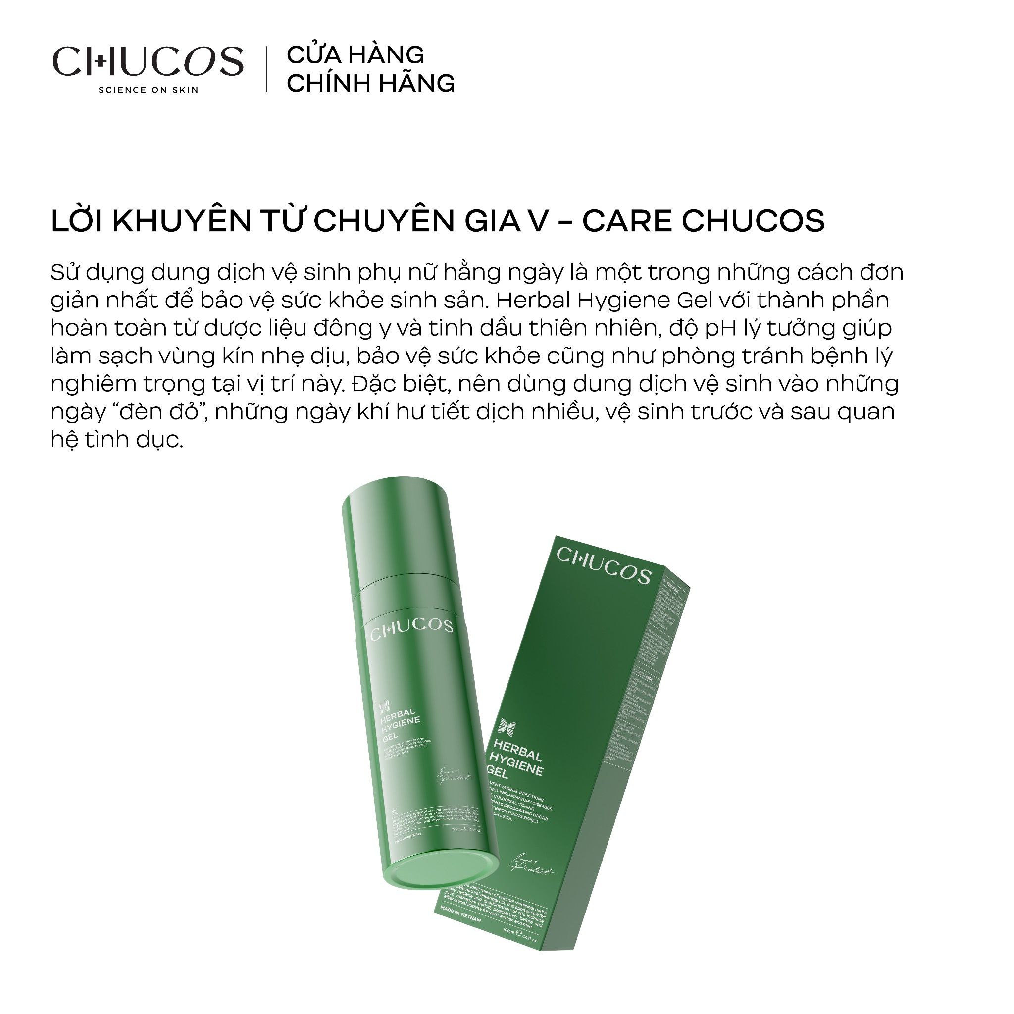Dung Dịch Vệ Sinh Phụ Nữ Thảo Dược Đông Y Làm Sạch Và Kháng Khuẩn Herbal Hygiene Gel