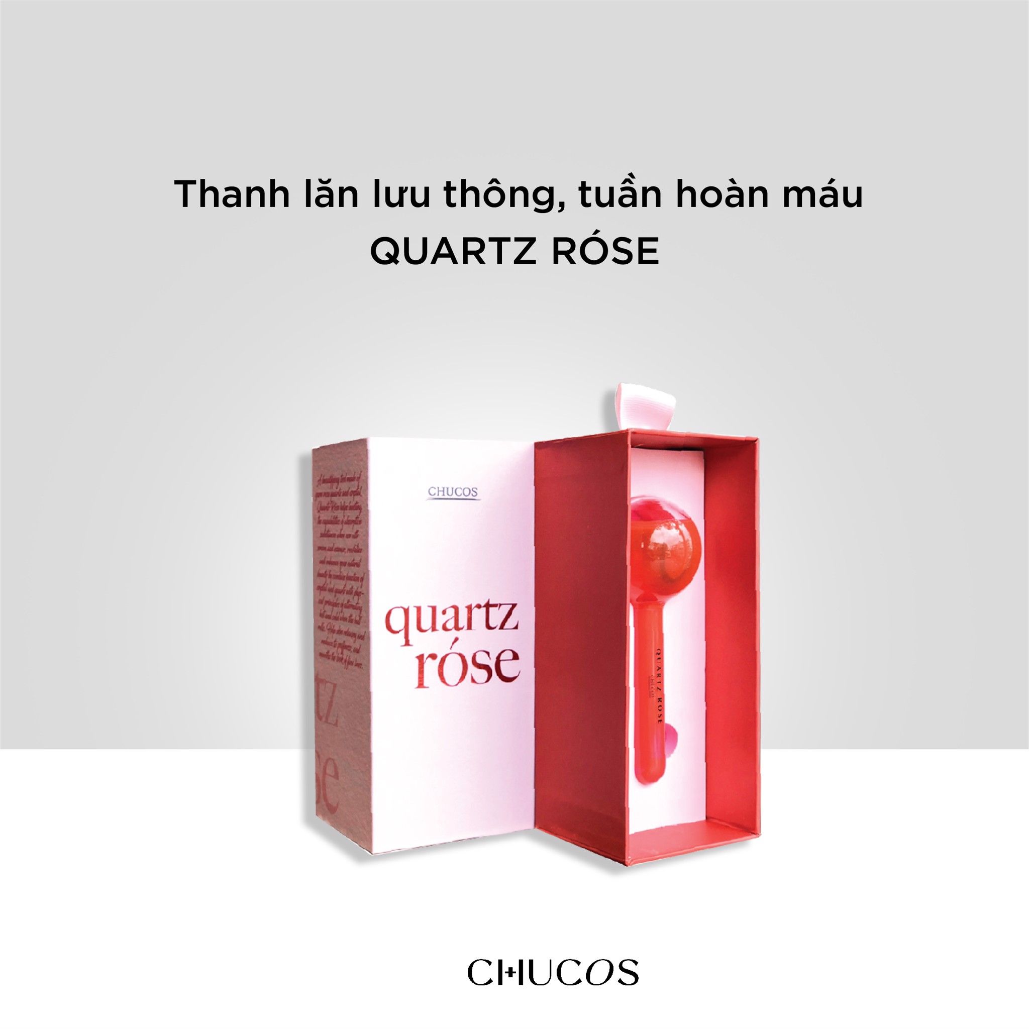 Thanh Lăn Lưu Thông, Tuần Hoàn Máu Quartz Róse Hồi Sinh Và Tái Tạo Làn Da