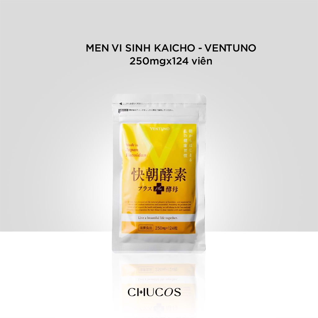 MEN VI SINH KAICHO - VENTUNO 250mgx124 viên
