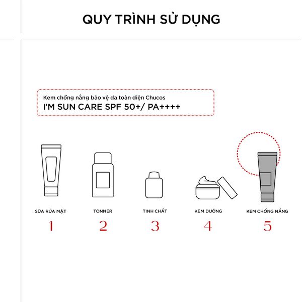 KEM CHỐNG NẮNG BẢO VỆ DA TOÀN DIỆN CHUCOS IAM SUN CARE MULTI BASE (50ml)