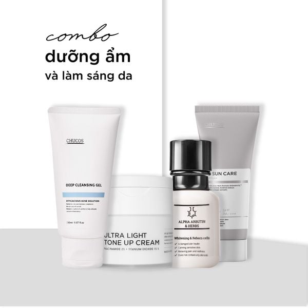 KEM NÂNG TONE VÀ LÀM SÁNG DA CHUCOS ULTRA LIGHT TONE UP CREAM (50ml)
