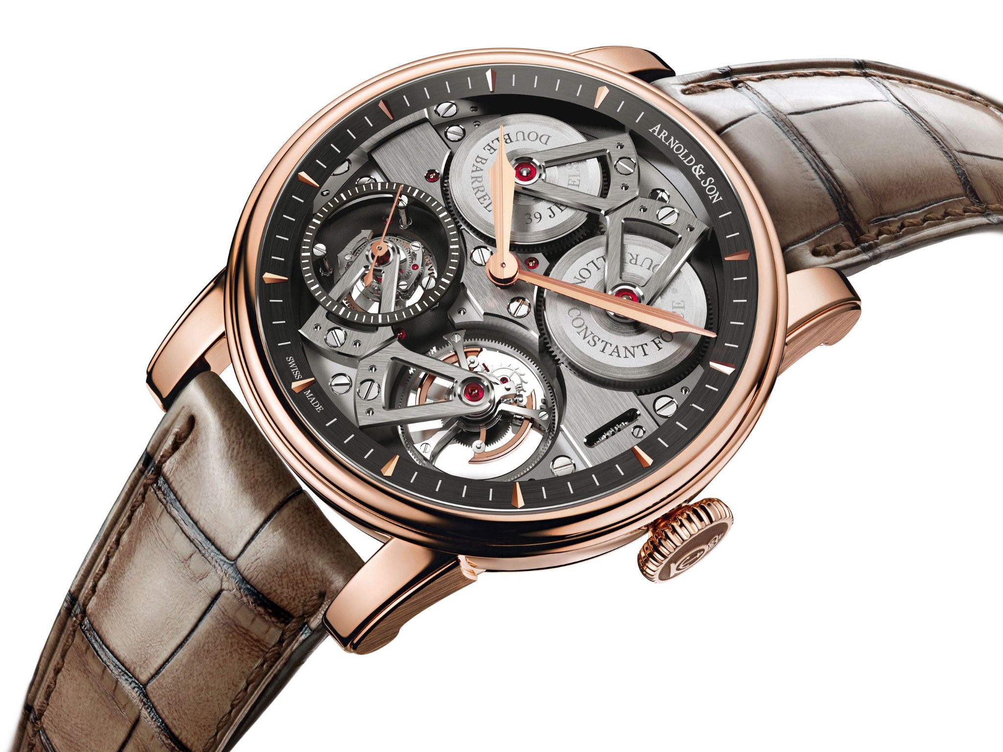 Arnold & Son Royal Constant Force Tourbillon Rose Gold 46mm