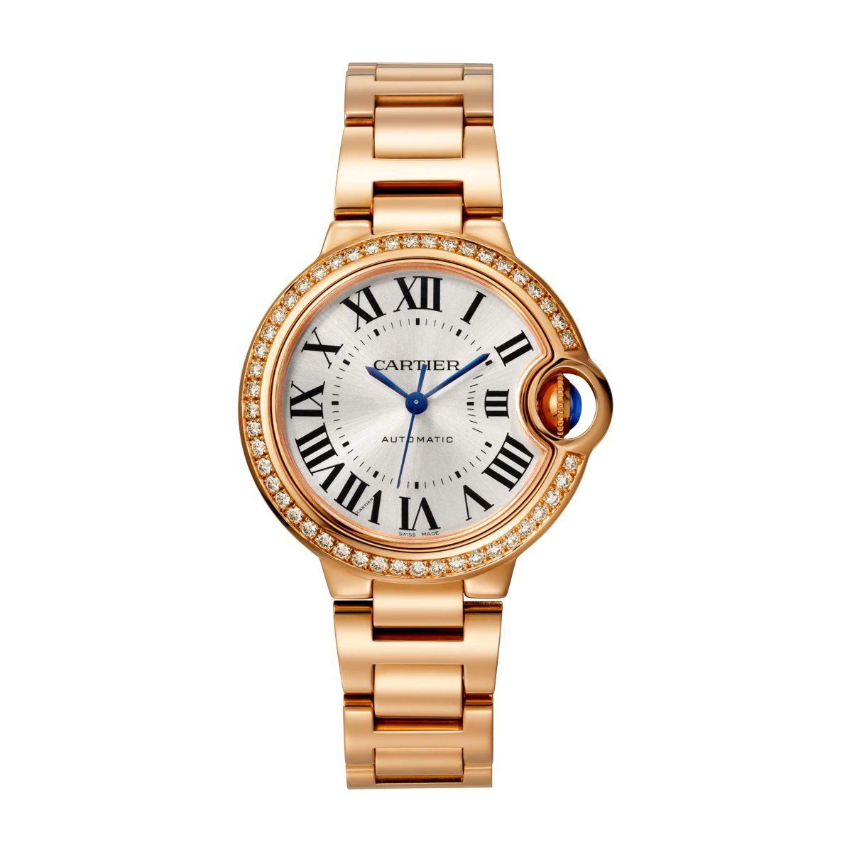Cartier Ballon Bleu de Cartier 33mm Pink Gold Diamonds