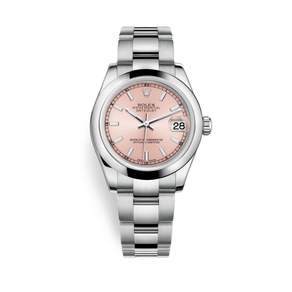 Rolex Datejust 31mm Stainless Steel and Pink Dial 178240-0028