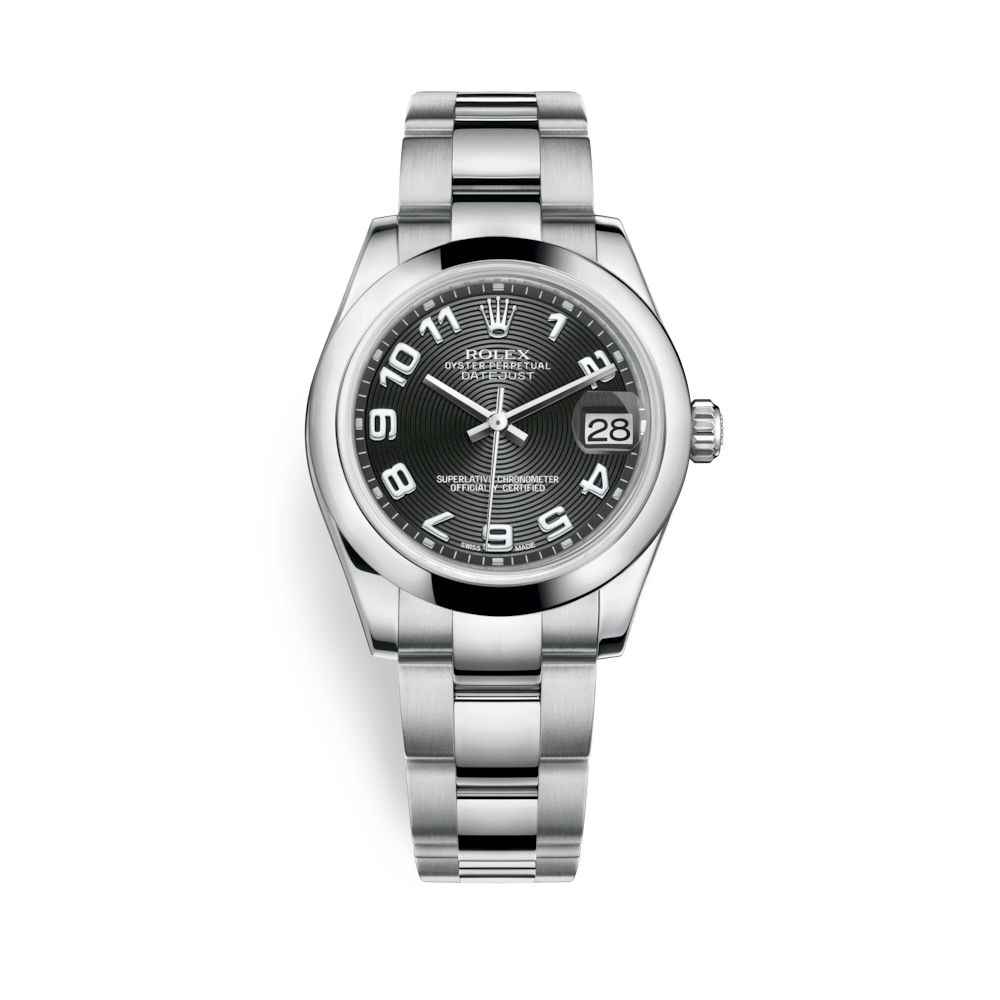 Rolex Datejust 31mm Stainless Steel and Black Dial 178240-0011