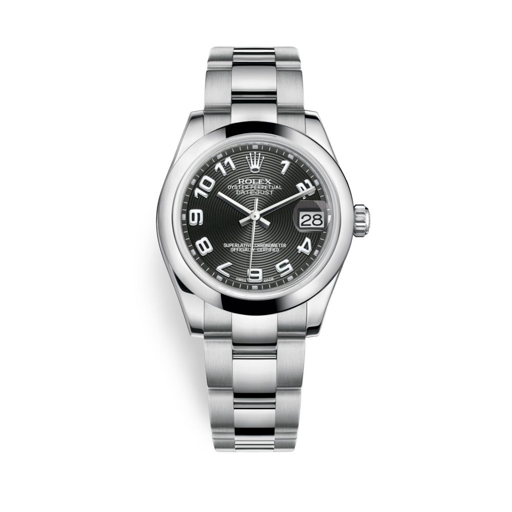 Rolex Datejust 31mm Stainless Steel and Black Dial 178240-0011