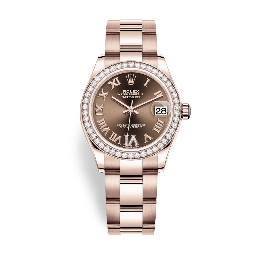 Rolex Datejust 31mm Everose Gold and Chocolate Dial 278285RBR-0015