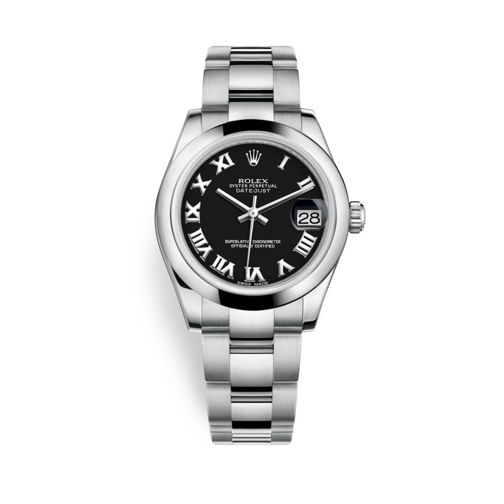Rolex Datejust 31mm Stainless Steel and Black Dial 178240-0034