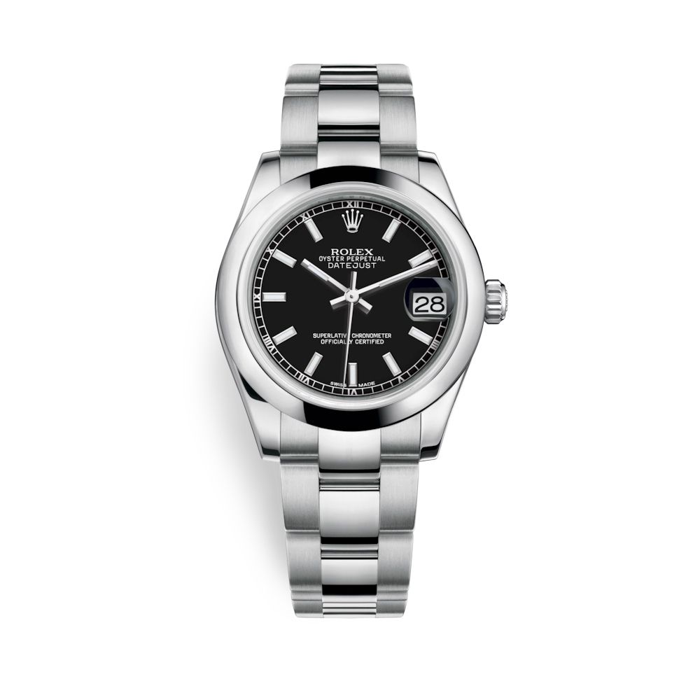 Rolex Datejust 31mm Stainless Steel and Black Dial 178240-0025