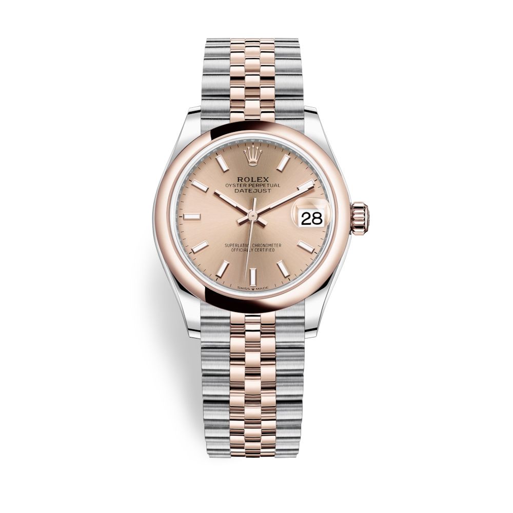 Rolex Datejust 31mm Stainless Steel and Everose Gold Pink Dial 278241-0010