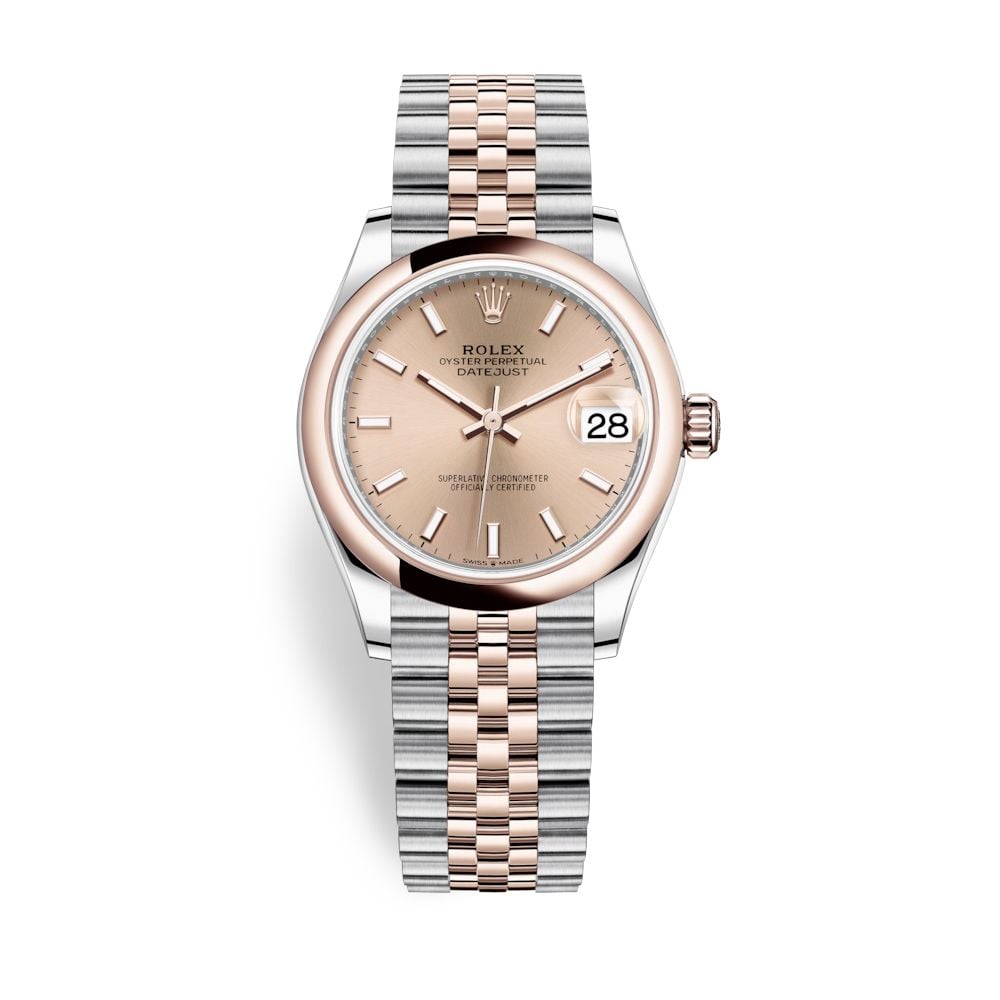 Rolex Datejust 31mm Stainless Steel and Everose Gold Pink Dial 278241-0010