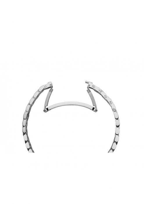 Chopard Happy Diamond Icon Full Diamond White Gold Bracelet 30mm
