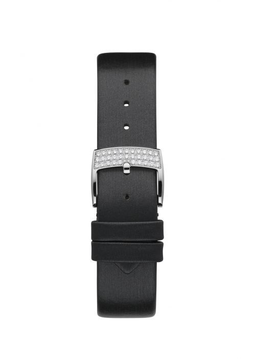Chopard Happy Diamond Square Full Diamond White Gold Satin Strap 38mm