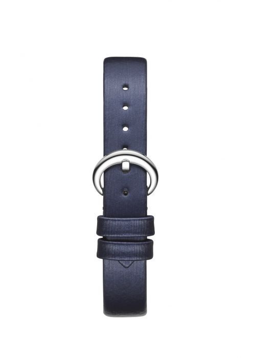 Chopard Happy Diamond Icon White Gold Navy BLue Leather Strap 32mm
