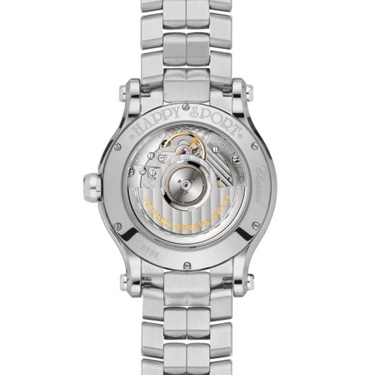 Chopard Happy Sport Automatic Diamond Steel Bracelet Blue Dial 36mm