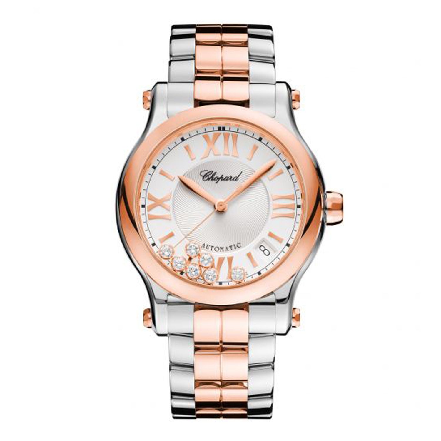 Chopard Happy Sport Automatic Rose Gold - Steel Bracelet 36mm