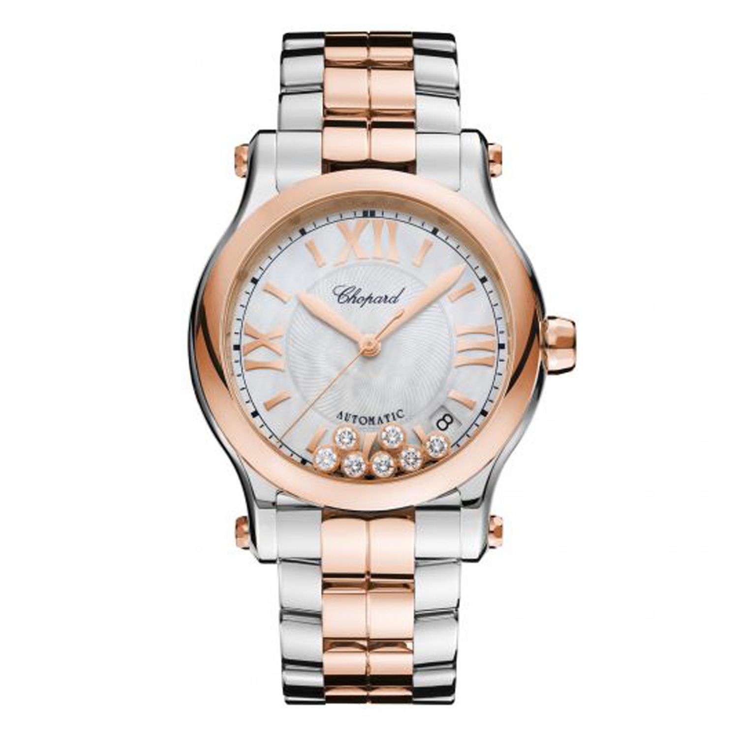 Chopard Happy Sport Automatic Rose Gold - Steel Bracelet MOP Dial 36mm