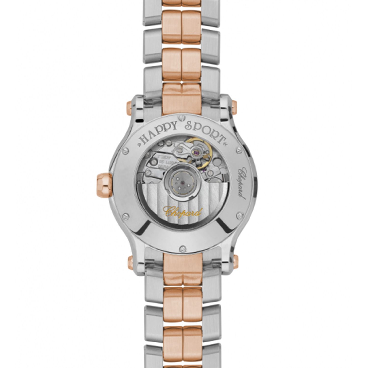 Chopard Happy Sport Automatic Rose Gold - Steel Bracelet 30mm