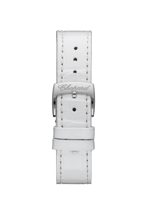 Chopard Happy Snowflakes Automatic Steel Leather Strap Blue MOP 36mm