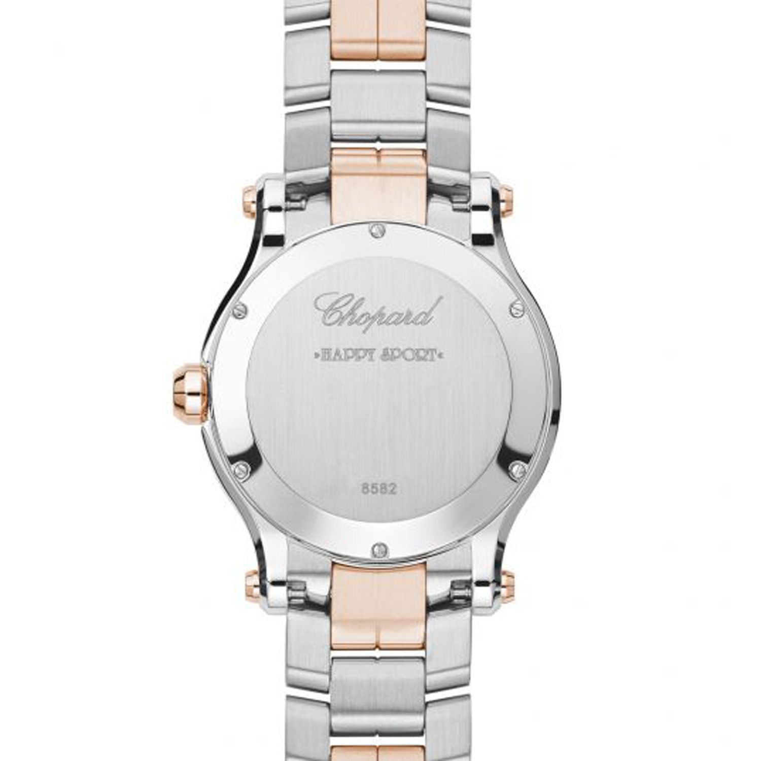 Chopard Happy Sport Quartz Rose Gold - Steel Demi Bracelet 36mm
