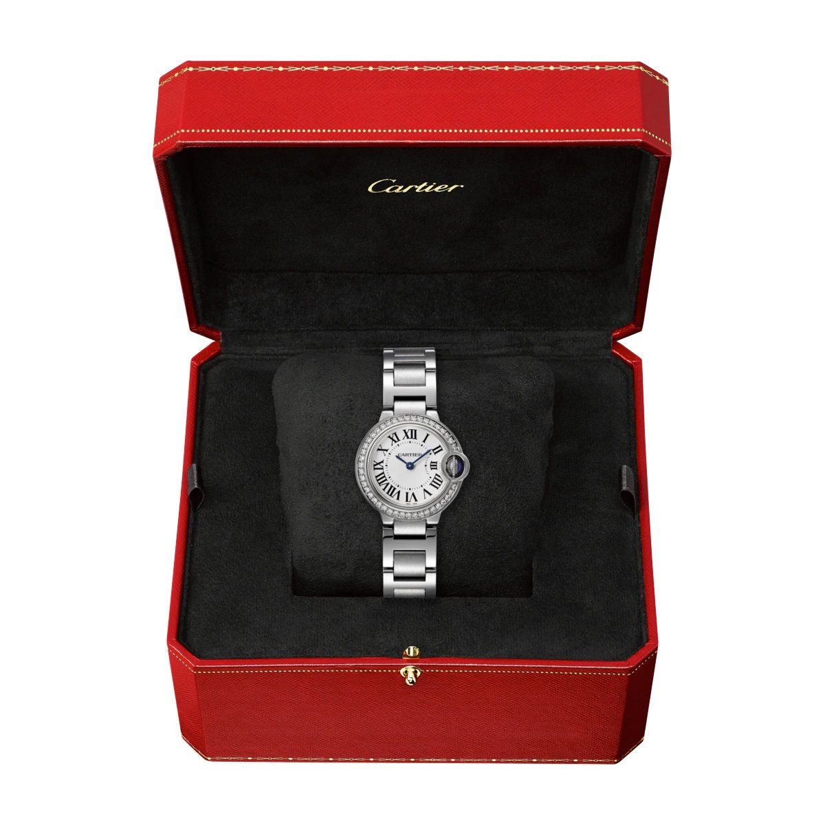 Cartier Ballon Bleu de Cartier 28mm Steel Diamonds