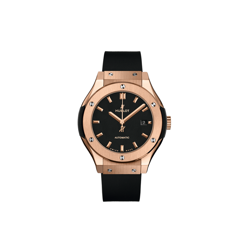 Hublot Classic Fusion Black King Gold Rubber Strap 33 mm