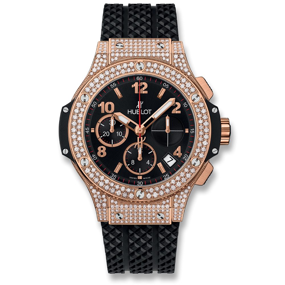 Hublot Big Bang Chronograph Gold Pavé 41mm