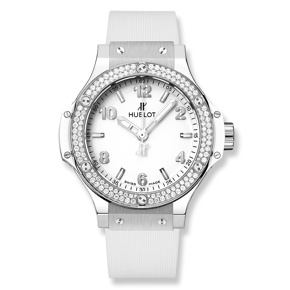 Hublot Big Bang Steel White Diamonds 38mm