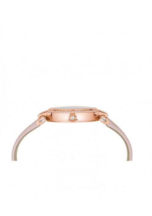 Chopard Imperiale Automatic Diamond Rose Gold Pink Strap Rose MOP Dial 36mm