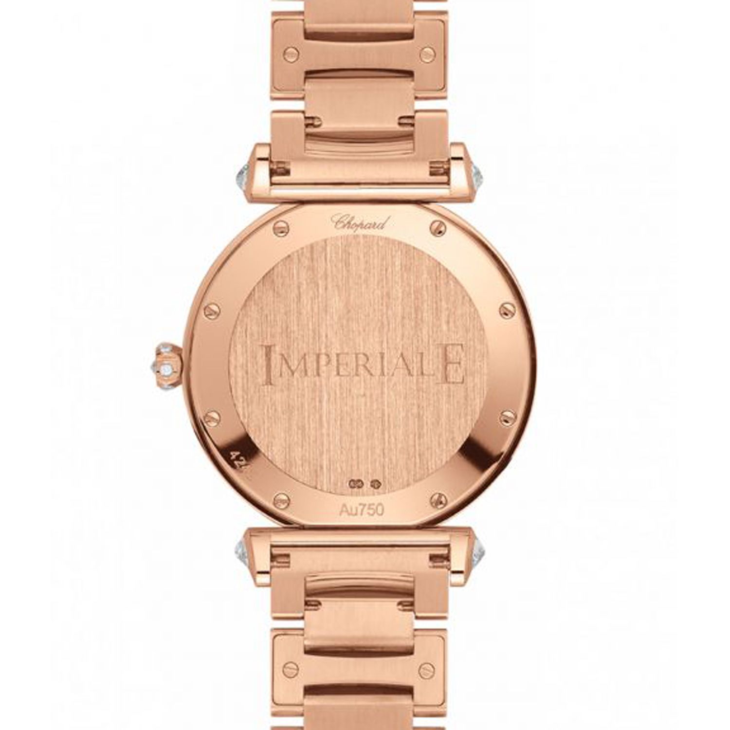 Chopard Imperiale Automatic Diamond Rose Gold Bracelet Rose MOP Dial 36mm