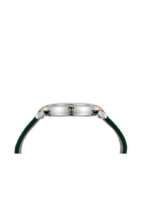 Chopard Imperiale Quartz Diamond Rose Gold - Steel Green Leather Strap 36mm