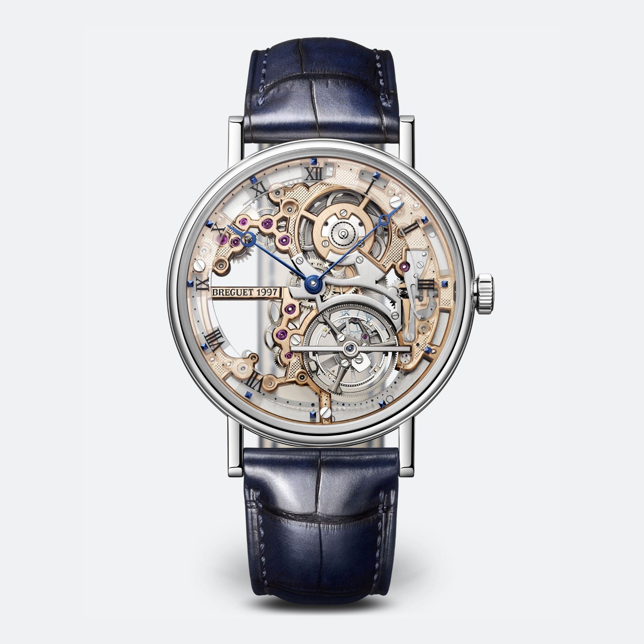 Breguet Classique Complications Tourbillon Extra-Plat Squelette 5395 5395PT/RS/9WU