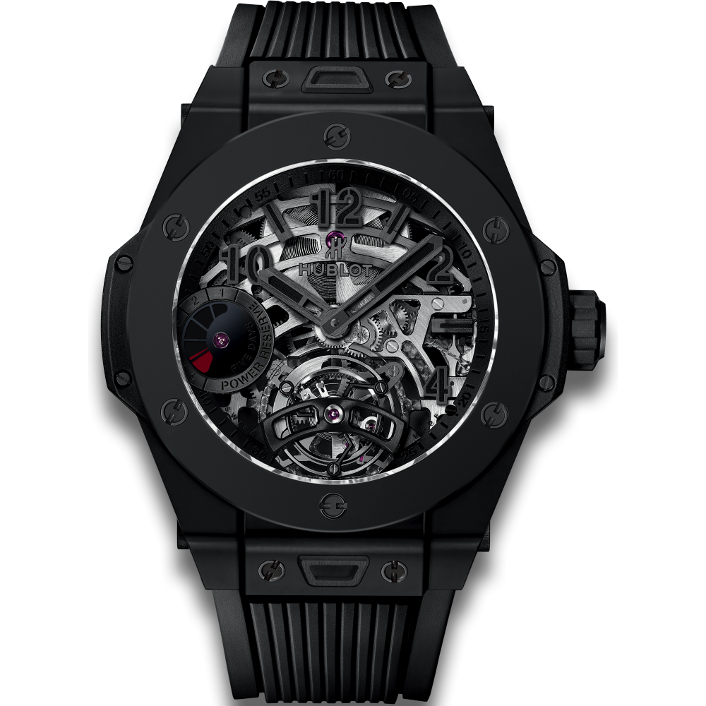 Hublot Big Bang Tourbillon Power Reserve 5 days All Black 45mm