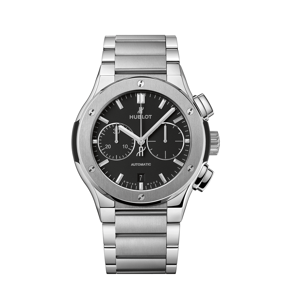 Hublot Classic Fusion Chronograph Titanium Bracelet Black