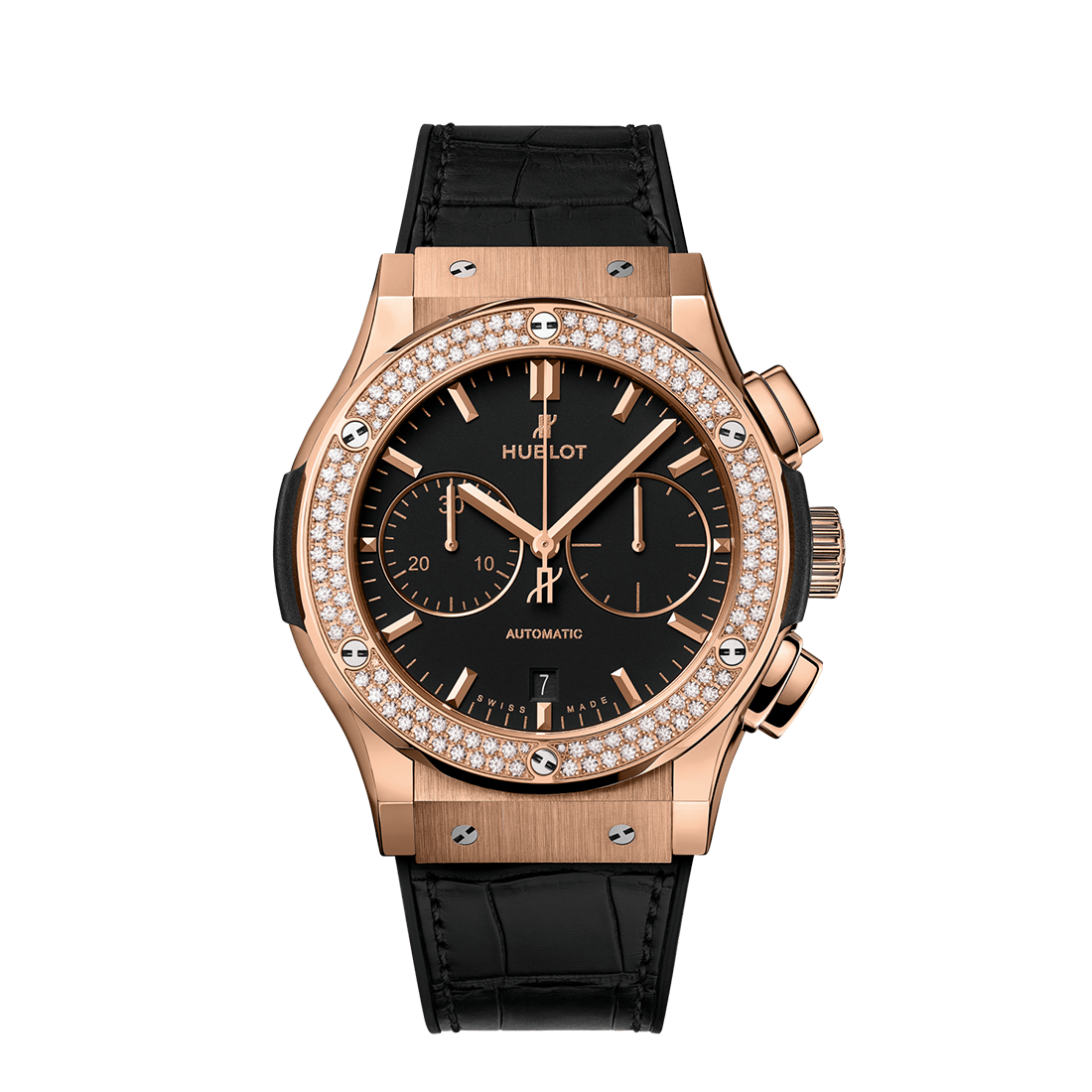 Hublot Classic Fusion Chronograph King Gold Diamonds